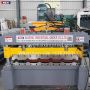 Glazed roof sheets making machine