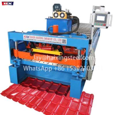Glazde roof tile machine