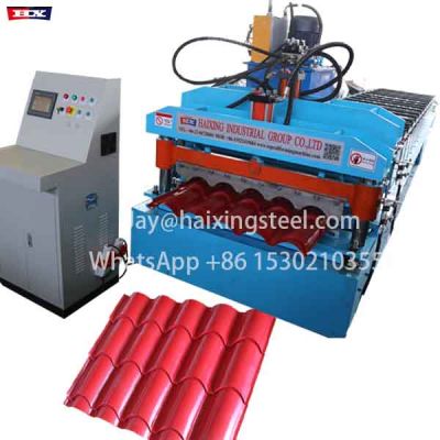 Glazed roof tile making machine