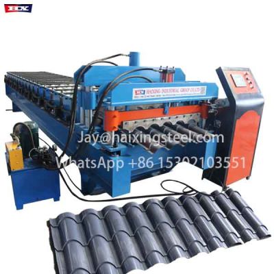 Glazed roofing machine roll forming sheet