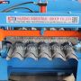Glazed roofing machine roll forming sheet