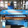 Trapezoidal roofing sheet machine