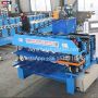 Trapezoidal roofing sheet making machine