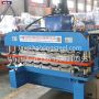 Trapezoidal roofing sheets making machine roll forming