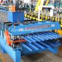 Trapezoidal roofing sheets making machine roll forming