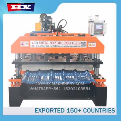 1020 glazed tile roll forming machine metal roofing tile