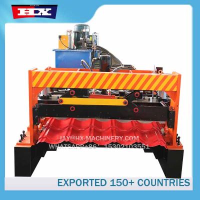 1035 glazed tile roll forming machine roof