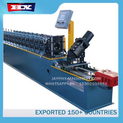 Omega roll forming machine